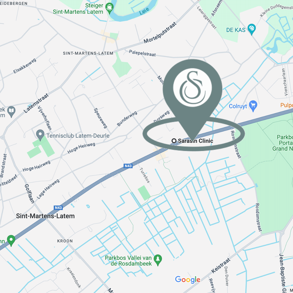 Sarasin Clinic routebeschrijving